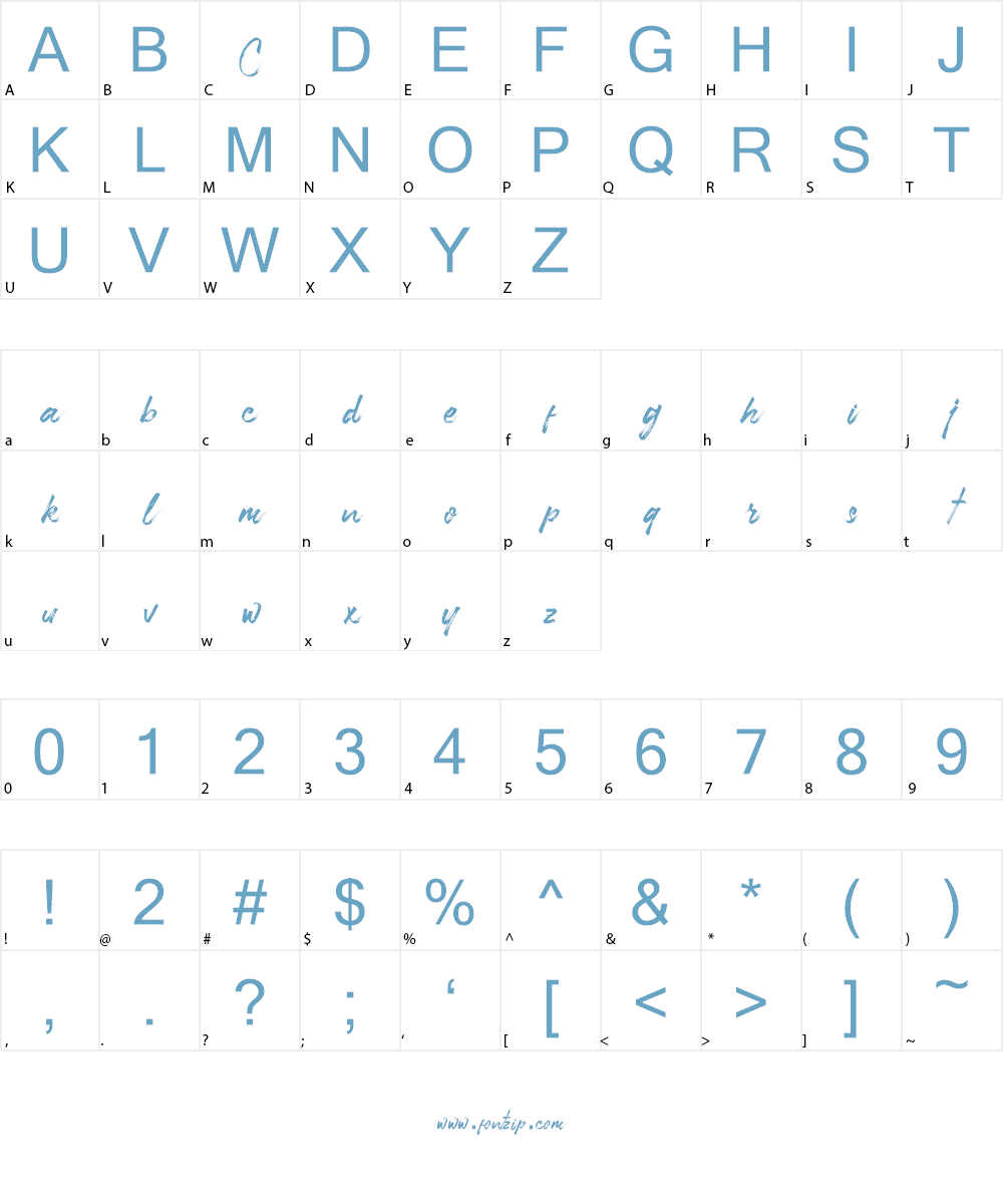 Clickbait Font Character